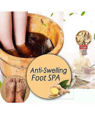 10pcs Ginger Foot Soak Effervescent Tablets Foot Care, Anti-Swelling Foot SPA Promote metabolism, Foot Care