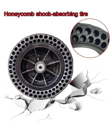 D M 8inch Electric Wheelchair Front Caster Honeycomb Solid Rubber Tire Wheel Assembly for Wheelchair Front Wheels Replacement Bearing: 8mm (Size : 2 Counts) - Buy Online on GoSupps.com