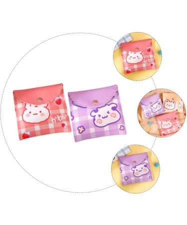 Lurrose 2-Piece Reusable Matt Pad Organizer Bag | Portable Menstrual Hygiene Storage for Women & Girls | Period Accessories - Buy Online on GoSupps.com