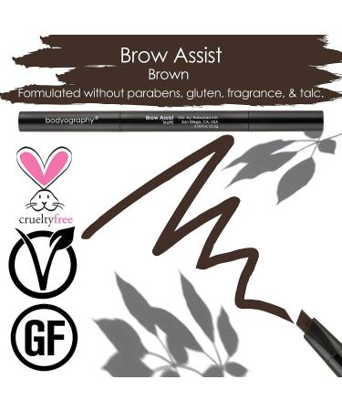 Bodyography Brow Assist Eyeliner Pencil - Long-Wearing Brown Eyeliner - Buy Online on GoSupps.com