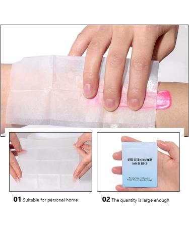 Lurrose 20PCS Cleaning Wipes - Wax Removal Prep Pads for Salon and Home Use - Buy Online on GoSupps.com