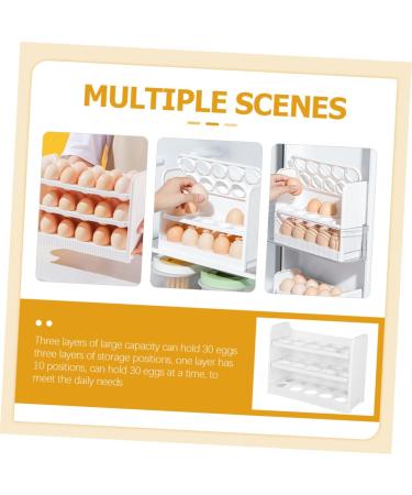 Gatuida Egg Storage Box Egg Holder for Fridge Eggs Egg Crates Kitchen Egg Organizer Tray Refrigerator - Buy Online on GoSupps.com