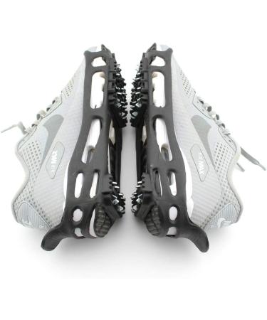 ODIER Ice Cleats Grippers 24-Teeth Crampons & 10-Teeth Micro Spikes for Shoes & Boots - Ideal for Walking on Ice, Snow & Mud - Buy Online on GoSupps.com