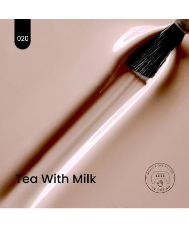 MEGIOR Tea with Milk Gel Nail Polish 15ml Chocolate Milk Gel Polish 1PCS Soak Off UV LED Nail Gel Polish for Nail Art Manicure Salon DIY Home for Women Girls Nails - Buy Online on GoSupps.com