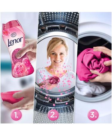 Lenor Fabric Conditioner Pink Blossom 1Pk 52Washes 1820ml + Lenor in-Wash Scent Booster Beads Pink Blossom 2Pk 2 x 176gr + Our Gift for You: Organza Bag Size 9x7x0.1cm - Buy Online on GoSupps.com
