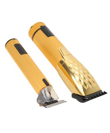 Barber Hair Trimmer Set 2 Types of Trimmer Stainless Steel Electric Hair Trimmer Precise Trimming for Hair Salon