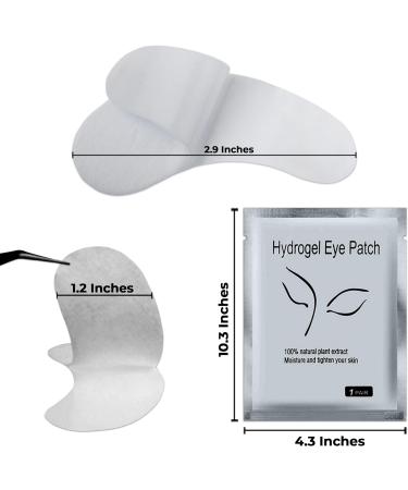 Farsa Life Eye Lash Extension Pads 100 Pairs (200 Pcs) Under Eye Patches and Gel Collagen Beauty Tool For Eye Lash Procedures Large - Buy Online on GoSupps.com