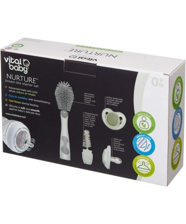 Vital Baby Nurture Breast-Like Starter Set - Anti-Colic Bottles & Soother - BPA-Free, Newborn Essentials - 150ml & 240ml - Buy Online on GoSupps.com