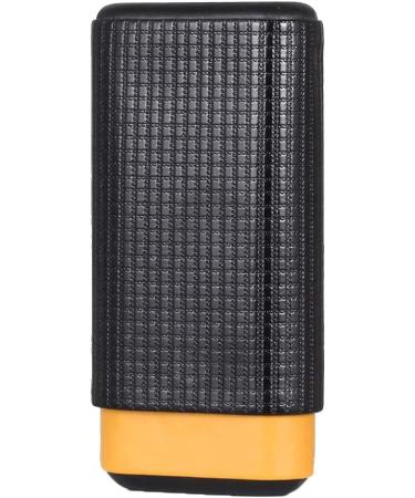 Travel Cigar Humidor Portable Cigar Case Leather Cigar Case Cigar Storage Box for Travel Business Packed with Nice Gift Box - Buy Online on GoSupps.com