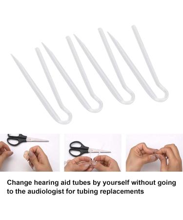 Colexy 4-Pack Hearing Aid Hoses | Soft Flexible PVC Replacement Sound Tubes | BTE Transparent 3.1 x 2 mm Ear Cup Accessories - Buy Online on GoSupps.com