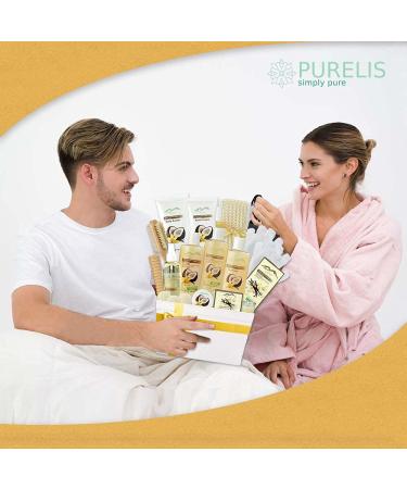 Warm Vanilla Sugar & Coconut Milk Deluxe Spa Gift Basket for Women - Ultimate Large Bath & Body Set - Buy Online on GoSupps.com