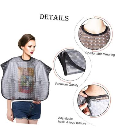 MAGICLULU Cape for Barber Dyeing Apron Hair Salon Capes Hairdressing Cape Hair Coloring Shampoo Hair Styling Cape Hair Dye Cape Adult Bibs Hair Capes Work Clothes Baking Oil 77X80CM - Buy Online on GoSupps.com