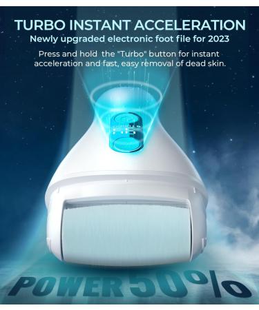 Rechargeable Electric Callus Remover - Portable Foot File & Pedi Tool Kit by PRITECH - Professional Dead Skin Care - Buy Online on GoSupps.com