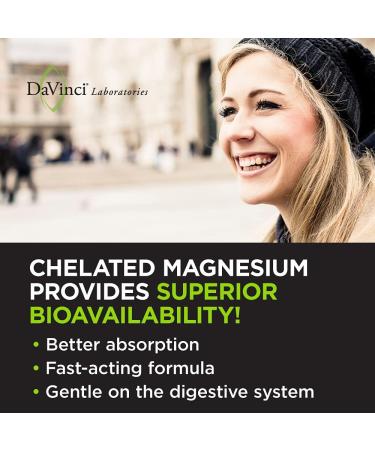 Davinci Labs Tri-Mag 300mg Magnesium Taurate Glycinate Malate Support Supplement - 120 Capsules | Vegetarian & Non-GMO - Buy Online on GoSupps.com