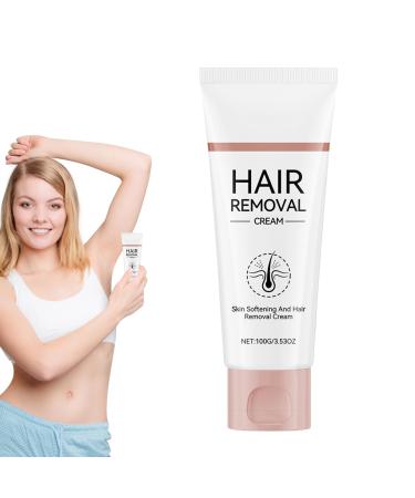 Facial Hair Removal Cream 120ml 1-Pack with Silicone Spatula - Gentle Hair Removal - For Women: Face Arms Underarms Bikini Line Legs and Other Areas