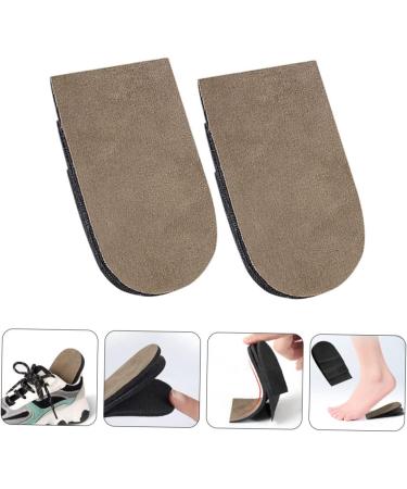 NOLITOY Height Increase Half Pads 4 Pairs Anti-Slip Cushions for Men & Women | Comfortable Shoe Lift & Suede Heel Pads for Sports - Buy Online on GoSupps.com