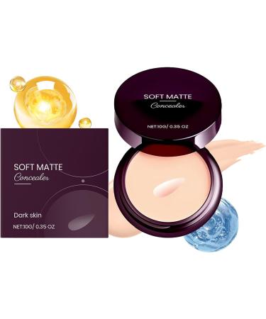 Kanoauo E Concealer full coverage Oil Control Concealer cream persistent light 10 g waterproof cream for morning travel outdoor daily use Dark - Buy Online on GoSupps.com