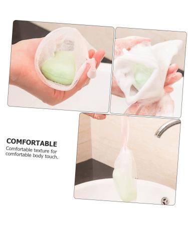 20 Pcs Soap Foaming Net - Body & Facial Scrubber Cleansing Shower Maker - Housoutil (15x9cm) - Perfect for Bath & Skin Care - Buy Online on GoSupps.com