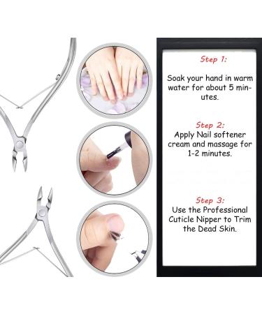 Stainless Steel Professional Cuticle Nippers: Best Nail Care Tool for Manicure and Pedicure - Buy Online on GoSupps.com