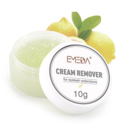 EMEDA Eyelash Extension Remover Cream Remover for Eyelash Extensions 10g Cream Lash Remover Professional Eyelash Glue Remover Quickly Dissolves Powerful in 60's Removal Lash Adhesive
