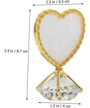  POPETPOP POPETPOP Nail Art Display Stand Nail Mixing Tray Oil Paint Palette Heart-Shaped Gel Nail Polish Mixing Tray Crystal Phnom Penh - Buy Online on GoSupps.com