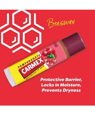  Carmex Carmex Pomegranate Lip Balm Ultra Moisturizing Spf 15 12 Units - Buy Online on GoSupps.com