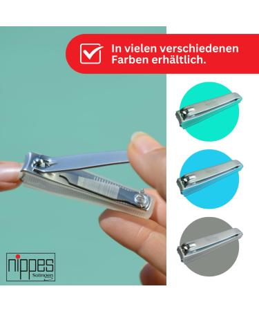 Premium Nipple Nail Clippers for Foot & Fingernails - 6cm with Nail Catch - Ideal for Strong Nails | Nail Care Knipser - Buy Online on GoSupps.com