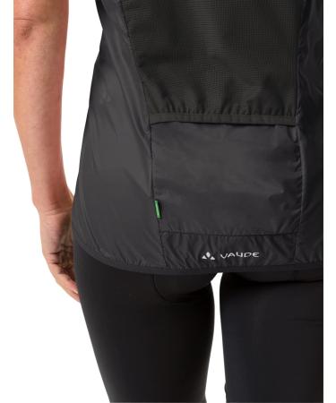 Vaude Matera Air Women's Cycling Vest | Ultra-Light Water-Repellent Windproof | Reflective Racing Bike Apparel - Black - Buy Online on GoSupps.com
