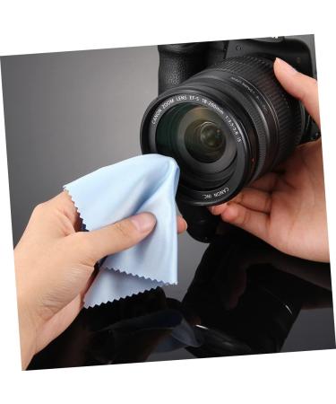 FOMIYES 150 Pcs Cleaning Cloths - Ideal for Eyeglasses & Lens Cleaning | Soft & Durable | Blue - 3 Medium Packs - Buy Online on GoSupps.com