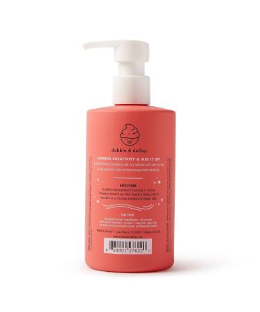 Dabble & Dollop Strawberry Gel - 3-in-1 Natural Bubble Bath, Body Wash & Shampoo for Kids | Vegan, Gluten-Free, Tear-Free - 10oz (Pack of 1) - Buy Online on GoSupps.com