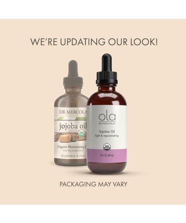 Dr. Mercola Ola Botanicals Organic Jojoba Oil - 4 Fl. Oz. Light & Rejuvenating USDA Certified Organic Leaping Bunny Approved International Shipping Available - Buy Online on GoSupps.com