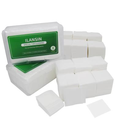 ILANSIN Two Boxes Gun Cleaning Patches Totaling 3000 Pieces,2"x2" Lint Free Gun Cleaning Cloth,Professional Wipes for Pro Shot Pistol and Most Caliber of Firearms.Boxes Can Store Gun Cleaning Kit