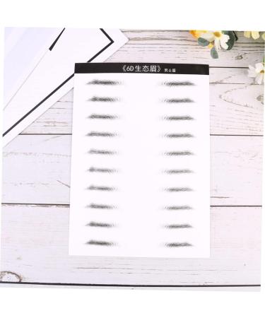 FOMIYES 6 Sheets Pairs Stick on Brows Eyebrows Skz Stickers Simulation Eyebrow Makeup Tools 3 Proof 1 count (Pack of 1) As Shownx3pcs - Buy Online on GoSupps.com