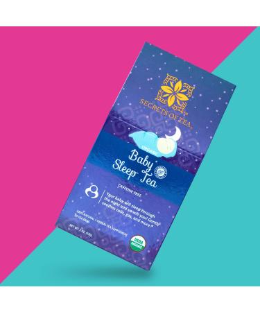 Secrets Of Tea Baby Sleep Tea - Natural & Gentle Infant Sleep Aid - Buy Online on GoSupps.com