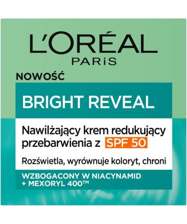 Garnier LOreal Paris Bright Reveal Moisturizing antidiscoloration cream with SPF 50 50 ml - Buy Online on GoSupps.com