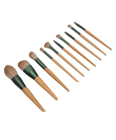 10-Piece Synthetic Eye Shadow & Concealer Brush Set with Storage Bag - Perfect for Beginners | International Shipping Available - Buy Online on GoSupps.com