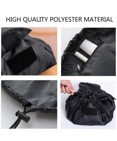 Buy Betoy Cultural Large Capacity Makeup Pocket Bag - Stylish Round Cosmetic Bag for Travel & Outdoor Activities | Perfect for Lazy Women - Buy Online on GoSupps.com
