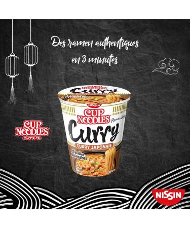 NISSIN Japanese Noodles - Spicy Curry Flavor - 1 box of 8 cups of 67g - Buy Online on GoSupps.com