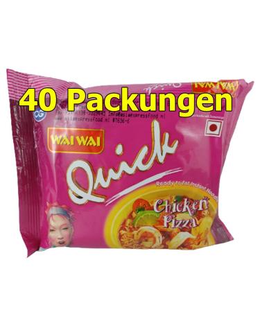 rumarkt Wai Wai Wai Chicken Pizza 40 x 75 g Asian Instant Pasta