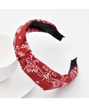 Buy Boho Wide Frontal Ligaments - 4-Pack Mixed Hair Bands for Women | Cute Twist-Knot Alice Hair Bands & 50s Hair Jewelry for Daily Use & Sports - Buy Online on GoSupps.com