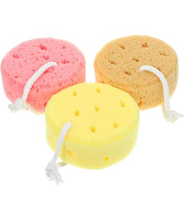FOMIYES 6 pcs Exfoliating Bath Sponge Set - Soft Pink Body Scrubber for Women - Perfect Shower Accessory - Buy Online on GoSupps.com