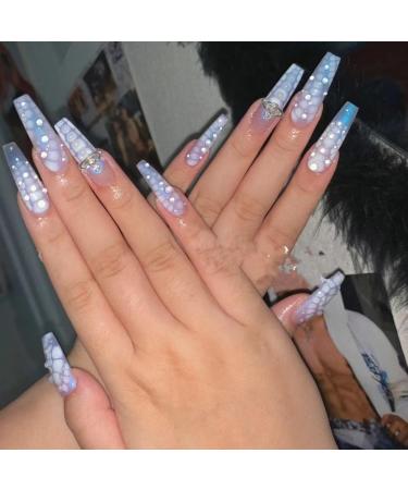 Temperament-enhancing manicure manicure wearing a hand-customized manicure finished product fake nails Europe and America wearing a versatile detachable armor.(S) - Buy Online on GoSupps.com