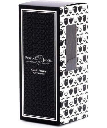 Edwin Jagger Pure Badger Hair Shaving Brush - Black | Premium Quality Wet Shaving Essential | International Shipping - Buy Online on GoSupps.com