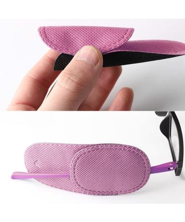 Fools of Eye Glasses - Reusable Eye Flap for Lazy Eye Treatment | Amblyopia Strabismus | 12PCs - Pink Medium for Children & Adults - Buy Online on GoSupps.com