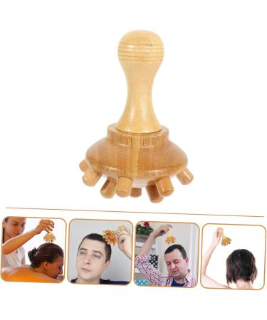 Frcolor Wooden Sandalwood Massage Comb | Scalp Massager & Head Scratch Tool for Relaxation - Buy Online on GoSupps.com