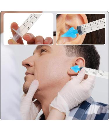 Ciieeo Ear Wax Removal Syringe - 4pcs 10ml Plastic Cleaner Tool for Ear Wax Flushing and Cleaning - Buy Online on GoSupps.com