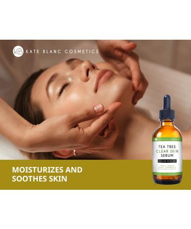 Tea Tree Serum for Acne Prone Skin (1oz) by Kate Blanc Cosmetics - Fight Acne, Scars, and Dark Spots for Clear Skin - Teen-Friendly Formula - Buy Online on GoSupps.com