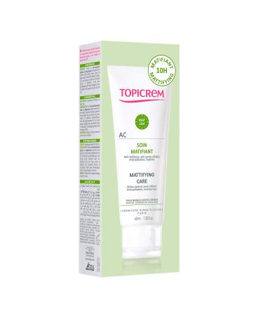 Topicrem AC Matifying Care 40ml - Oil Control Moisturizer for Acne-Prone Skin - Shop Internationally - Buy Online on GoSupps.com