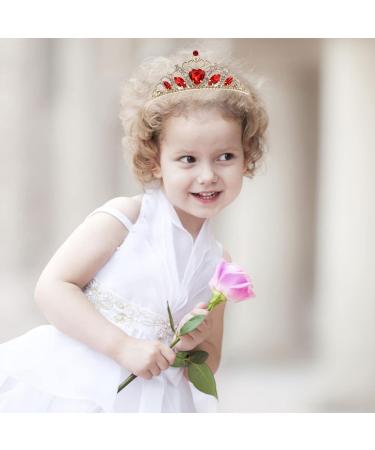 Minkissy Rhinestone Princess Tiara Girls Crystal Tiara Crown Rhinestones Tiara Crown Crystal Flower Girls Crown for Little Girls Blue As Shown 1 - Buy Online on GoSupps.com