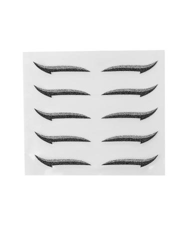 Silver Glitter Winged Eyeliner Stickers - Waterproof & Self Adhesive for Women's Makeup at Weddings & Parties - Buy Online on GoSupps.com